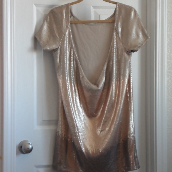 Free People Drenched in Sequins Mini Dress - Picture 3 of 3